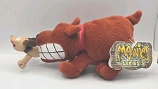 1999 Meanies Series 3 Dog Eat Dog Plush Animal Control Dog Catcher w Tag BB27