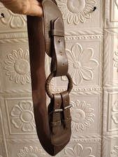 Unbranded Leather And Elastic Brown Belt