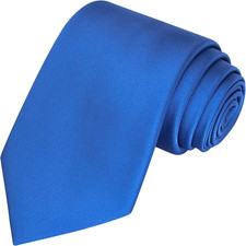 Solid Satin Tie Pure Color Necktie Mens Ties  Gift Box