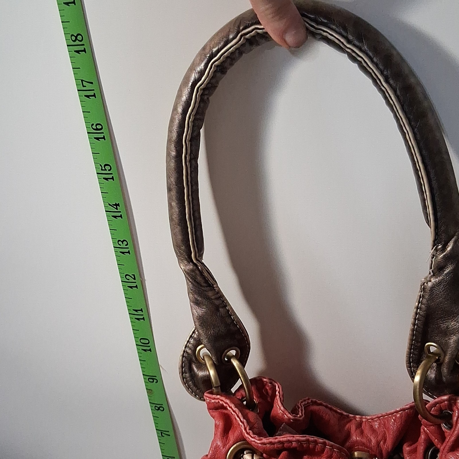 John Romain Multicolor Bucket Drawstring Bag Brai… - image 4