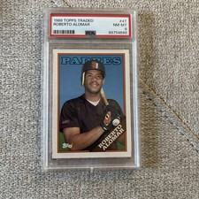 1988 Topps Traded #4T Roberto Alomar RC PSA 8