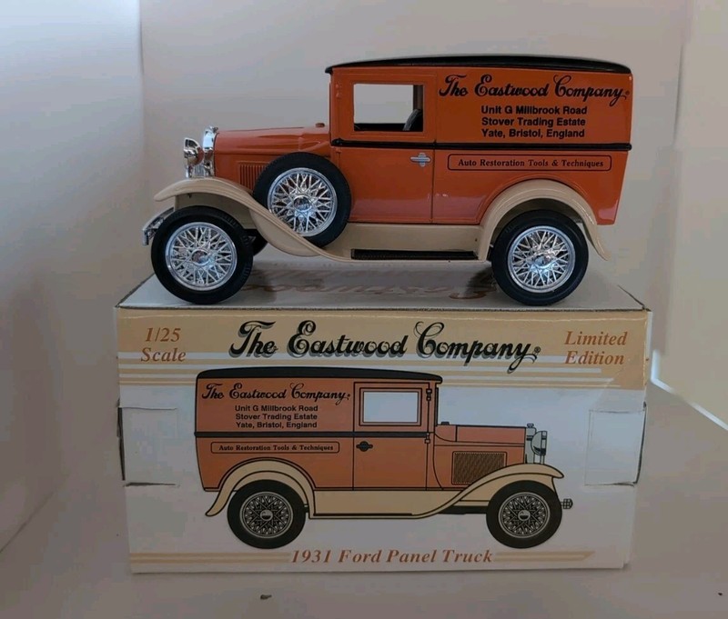 EASTWOOD 1931 FORD PANEL TRUCK Lockable Coin Bank 117200 Limited Edition 1/25