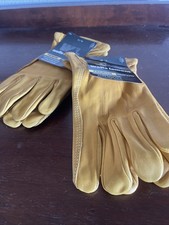 2 gants en cuir de vache résistants Pr Wells Lamont 1209L taille L Xtra Wear Palm