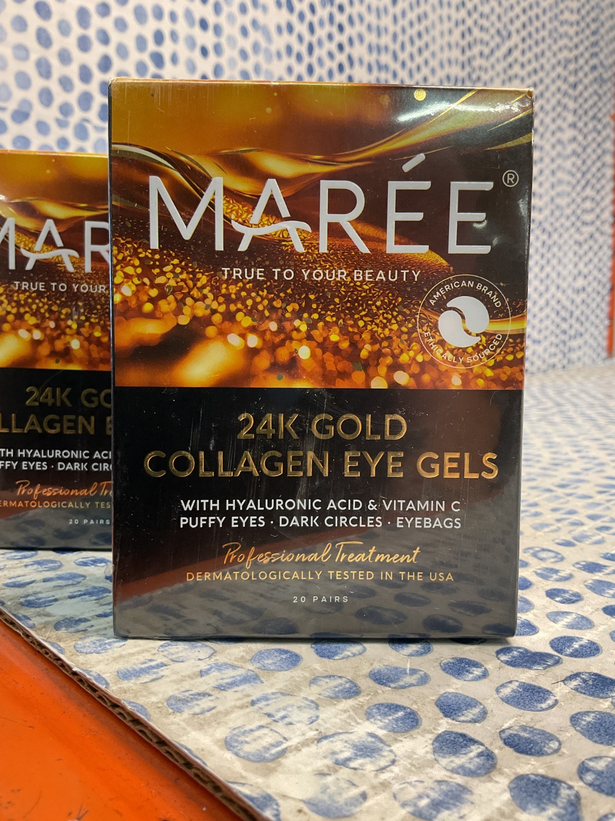 Maree True to Your Beauty 24K Gold Collagen Eye Gels (20 Per Box, 2 Boxes) *NEW*
