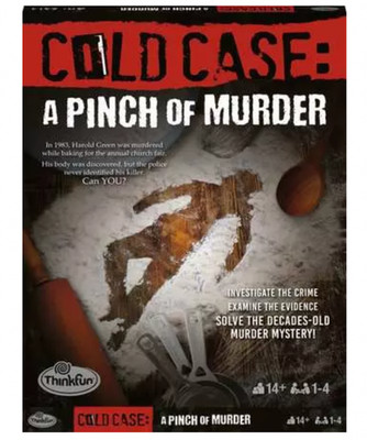 Thinkfun Cold Case Files - A Pinch of Murder - Murder Mystery Game for Adults 