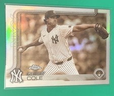 2025 Topps Chrome GERRIT COLE Sepia Refractor #110 New York Yankees