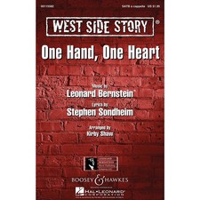 Leonard Bernstein Music One Hand, One Heart West Side Story TTBB by Kirby Shaw