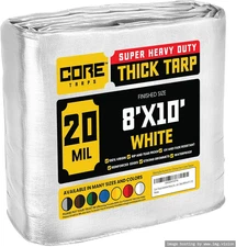 Extreme Heavy Duty 20 Mil Tarp Cover, Waterproof, UV Resistant, Rip and Tear Pro