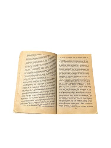 Ben Hogan's Five Lessons: The Modern Fundamentals of Golf Paperback Vtg - Foto 11 di 12