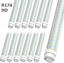 8FT Led Tube Light HO T8 F96T12 90W 72W 50W 8 Foot Led Shop Light R17D Lamps ETL