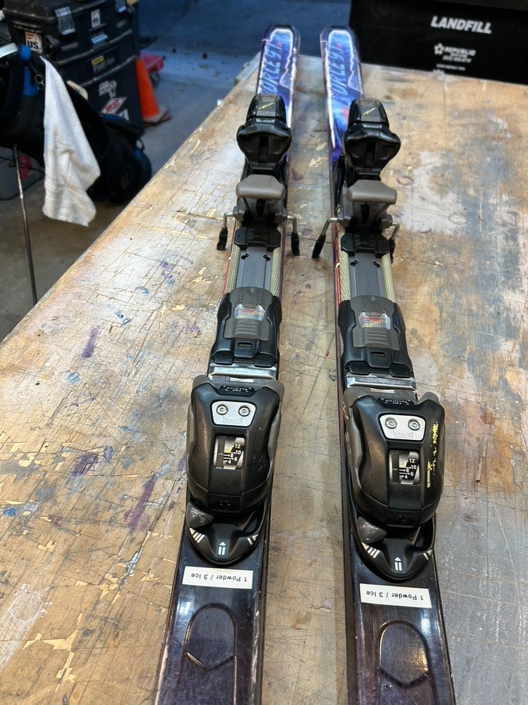 Salomon Super Force 9.1 203cm All-Mountain Skis w/ Marker M54