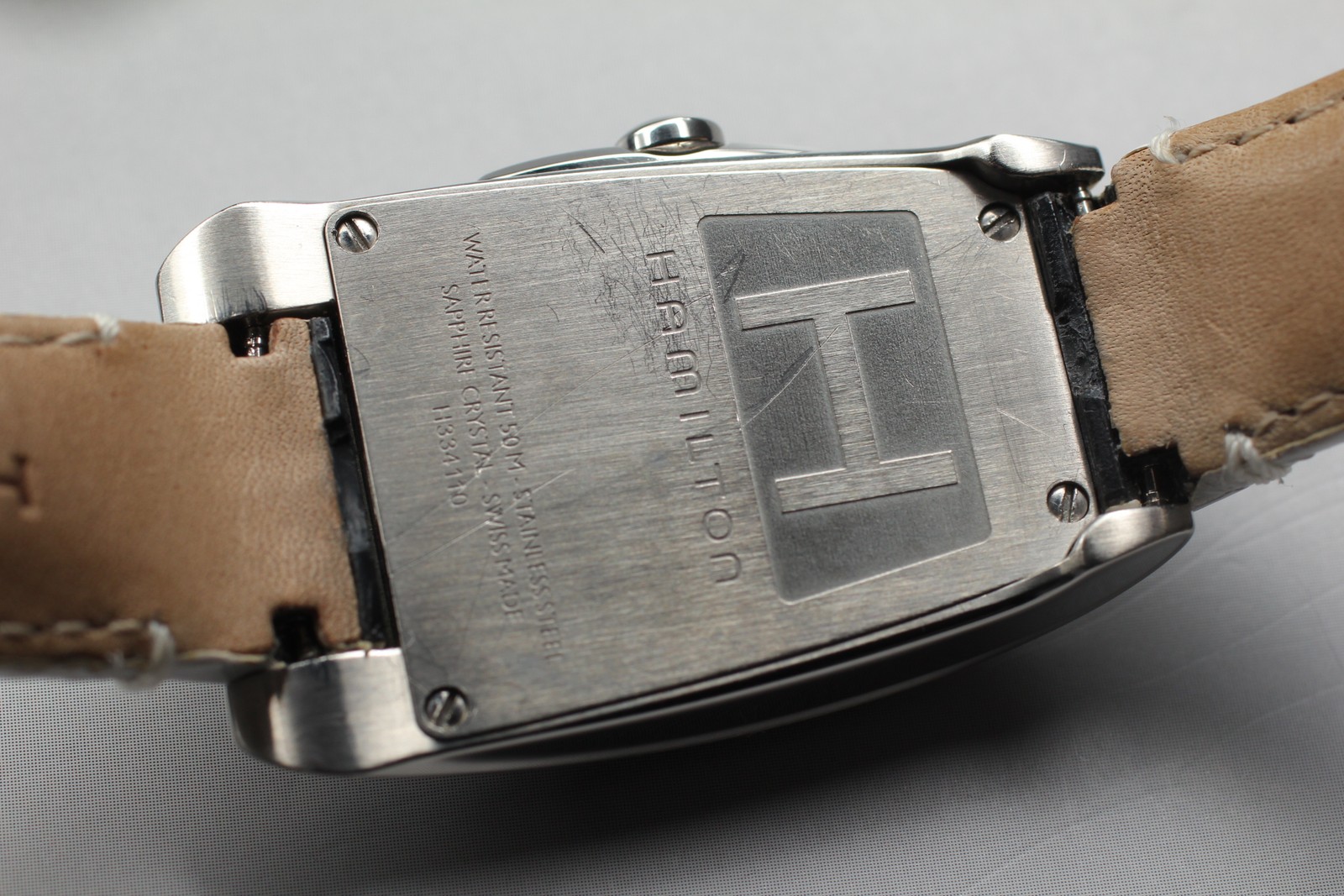 [Exc+5] HAMILTON Brooke H334110 White Dial Small Second Tank Quartz Womens Watch thumbnail 10