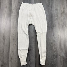 Vintage 60s Penneys Towncraft Thermal Drawers White Mens Large Fits Medium USA