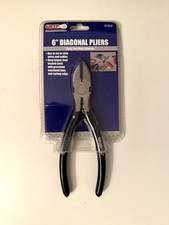 GRIP 6 Inch Diagonal Pliers Wire Cutters Precision Cutting Chrome Vanadium