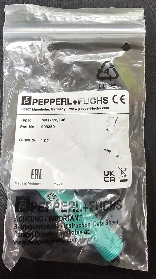 909380 Pepperl Fuchs Photoelectric Sensors ML17 Series Receiver Photoelectric - Image 4 of 4