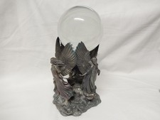 VGC Angels of Hope Crystal Ball from the Franklin Mint in pewter 9" tall