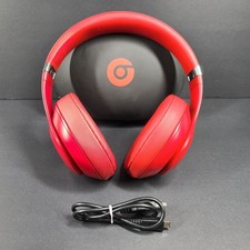 Beats Studio 3 Headband Wireless Bluetooth Headphones by Dr. Dre - Red