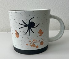 Halloween Place Time Ceramic 16oz Spider Mug Heavy no chips or cracks VG
