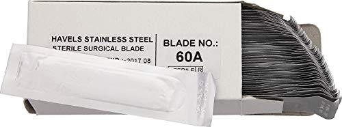 #60A Stainless Steel Bulk Replacement Blades, 50 Count