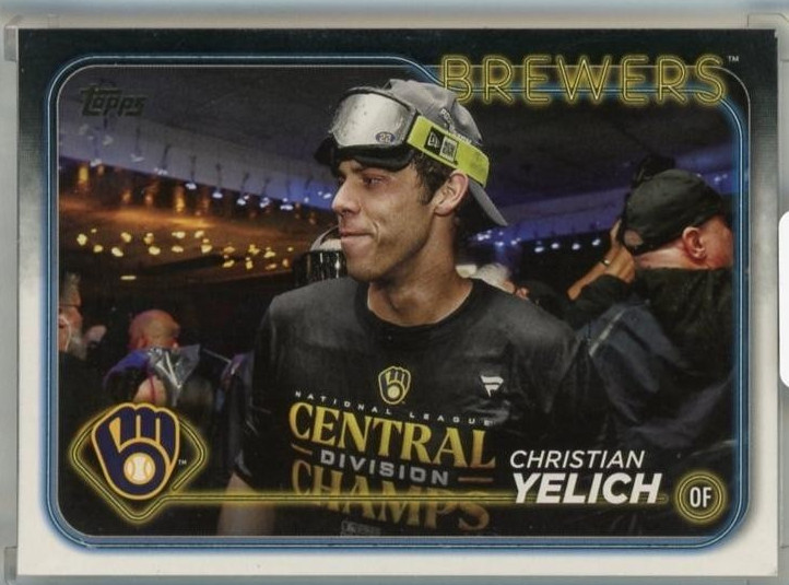 2024 Topps Series 1 Christian Yelich Golden Mirror Image Variations #145