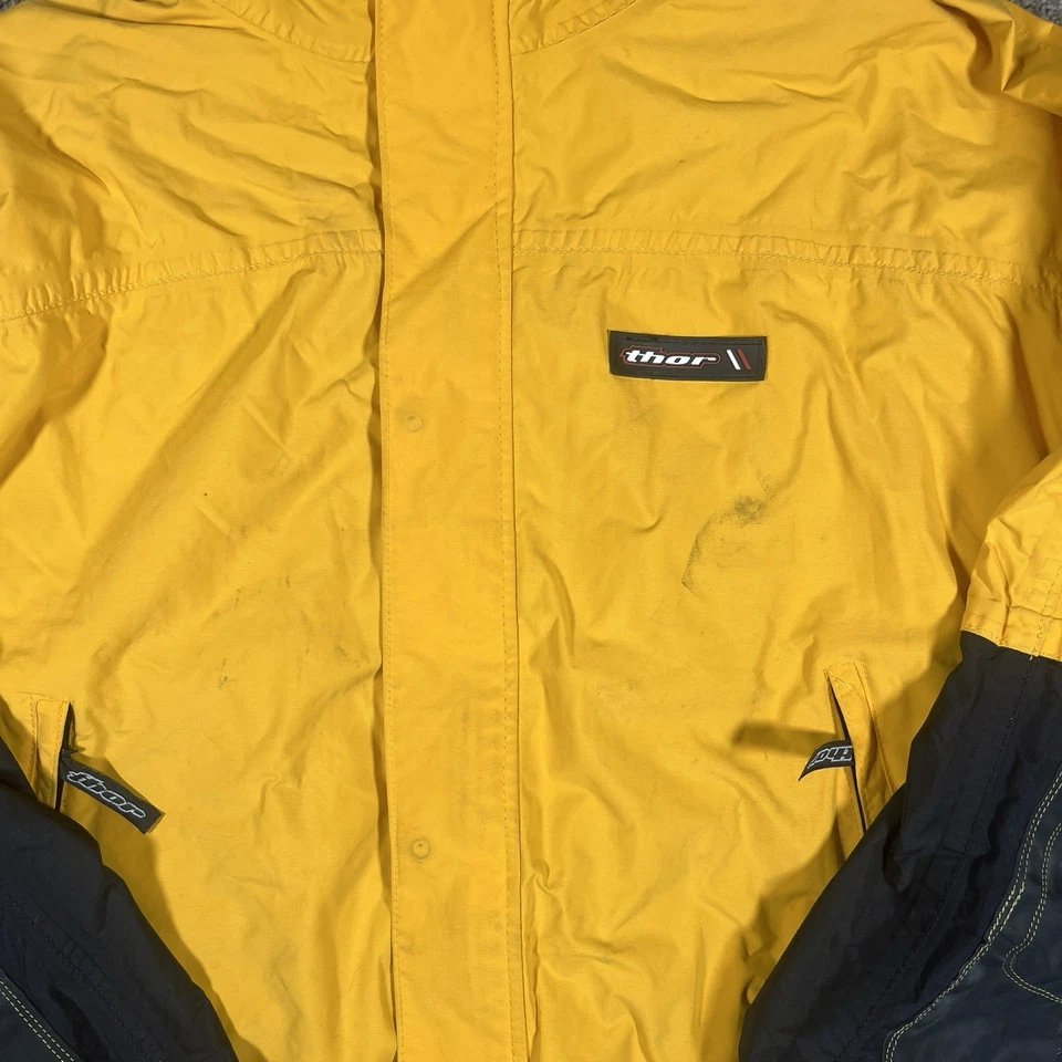 THOR Moto Division Motosport Racing Vintage Dirt Bike Jacket XL Hard To Find - Image 3 of 4