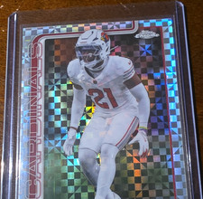 2026 Topps Chrome Parallel G. Wilson  Cardinals #21 NFL Trading Card
