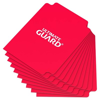 Ultimate Guard UGD010358 Card Dividers Standard Size, Red