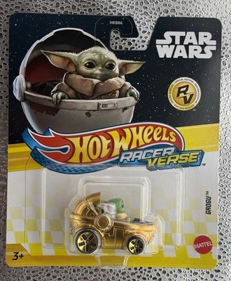 Hot Wheels Racer Verse Star Wars GROGU Gold Treasure Hunt Chase New See  