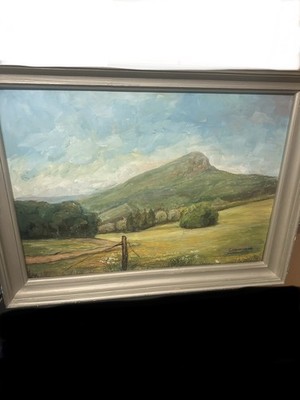 Ölgemälde Landschaft Rhön Milseburg signiert  G. Herrmann Fulda