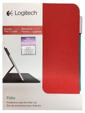 Logitech Folio Protective Case for iPad Air 1st Gen. , Red