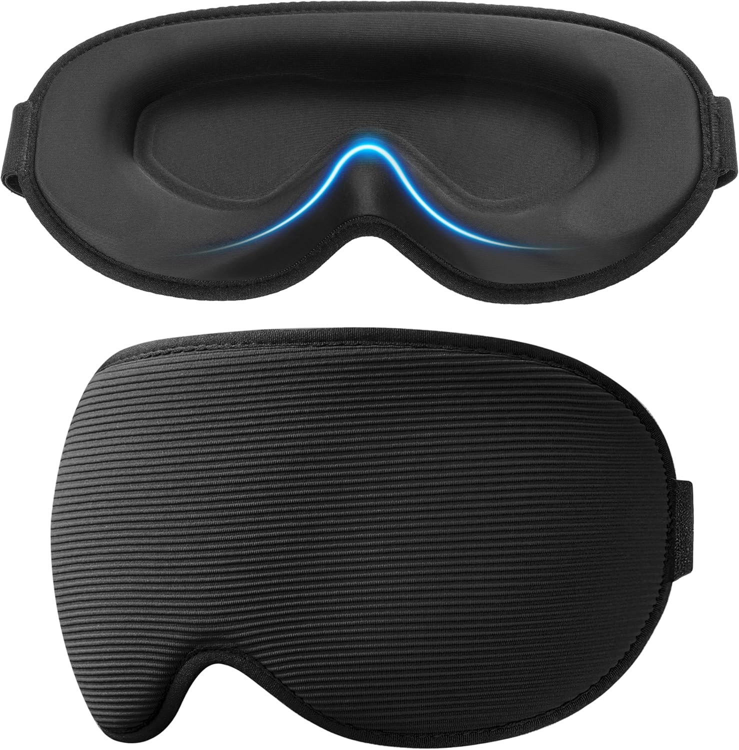 100% Blackout Sleep Mask for Women & Men-Zero Eye Pressure Eye Mask for Sleeping