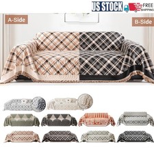 Boho Couch Cover Geometric Jacquard Pattern Sofa Slipcover for Living Room