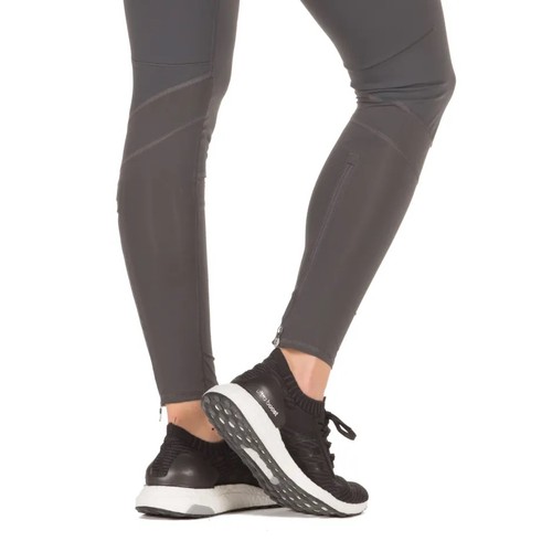 adidas parley Womens How We Do Tights Grey Black Medium Running Yoga Fitness NEW - Picture 6 of 24