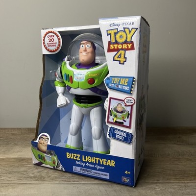 Toy Story 4 Talking Buzz Lightyear! Original Voice of Tim Allen Over 20 Sayings!