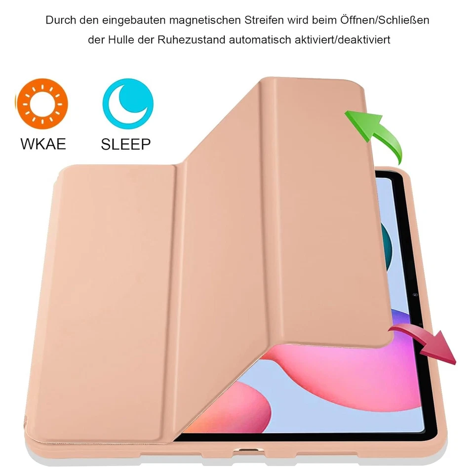 Smart Cover pour Samsung Galaxy Tab S10 Fe Plus Protection Tablette Case Housse - Photo 3/4