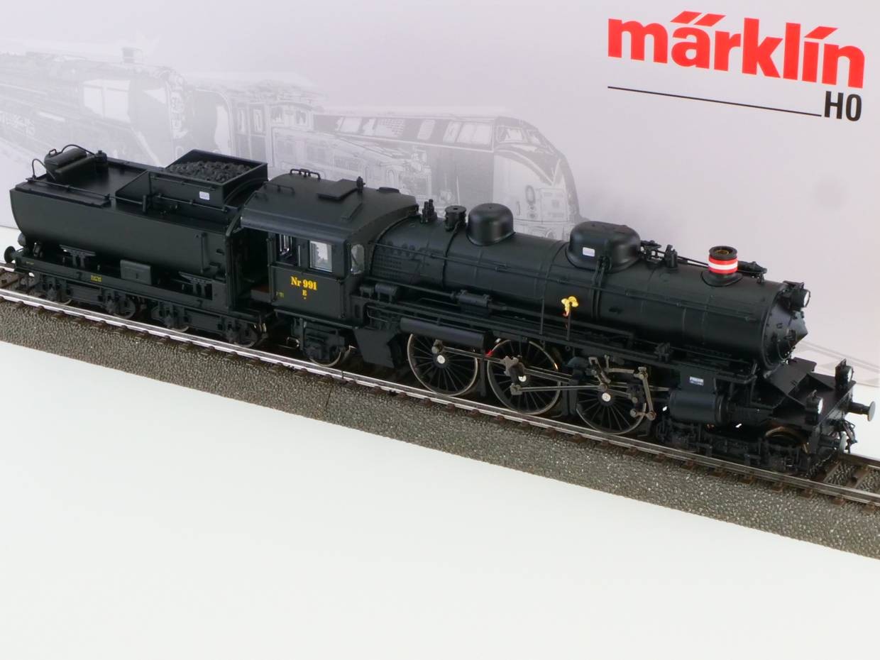 Märklin 39491 Steam Locomotive E 991 DSB DCC Sound Smoke Mint! Mfx+ Digital