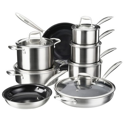 Cooks Professional dreilagiges 8-teiliges Kochgeschirrset