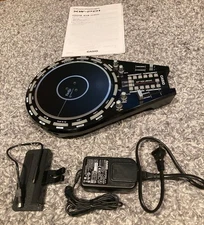 Casio XW-DJ1 DJ Controller Single Deck Scratch Wheel USB iOS Compatible Tested