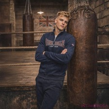 Lonsdale LOUAI25168 Men's Full Zip Cotton Gauze Jumpsuit