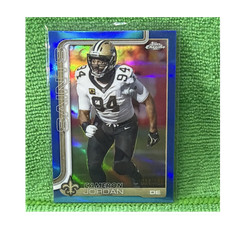 2025 Topps Chrome Cameron Jordan Blue Refractor Saints #221 /150