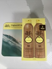 2 PACK Sun Bum SPF 50 Sunscreen Spray 5 Oz Each - EXP 12/27 - NEW
