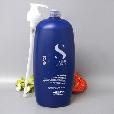 With Pump Alfaparf Semi Di Lino Volumizing Low Shampoo For Fine Hair 33.8oz /1L