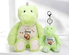 Personalised keepsake dinosaur teddy , personalised teddy bear, gift dinosaur