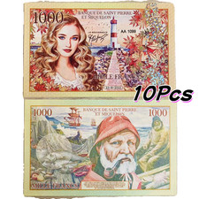 Saint Pierre and Miquelon，10pcs X 1000 Commemorative Notes, 2022 Fantasy Polymer