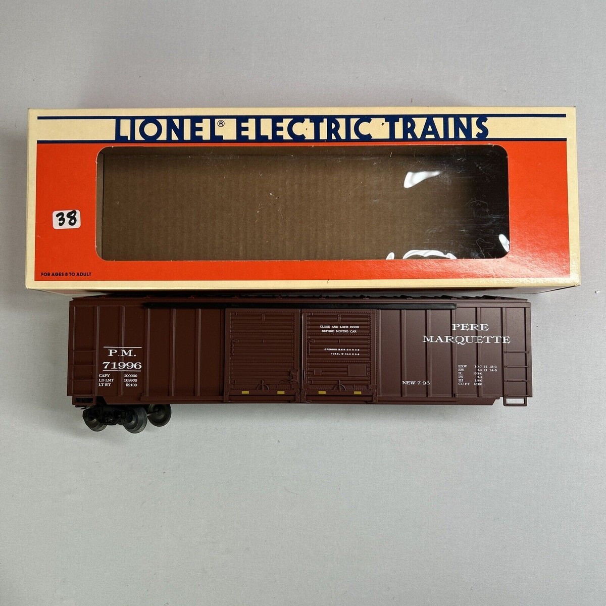 2箱目/全2箱 クレガーレ (my) 96枚セット プラ NGL色 New O Gauge 3-Rail Lionel 6-52090 PM Pere Marquette Double Door