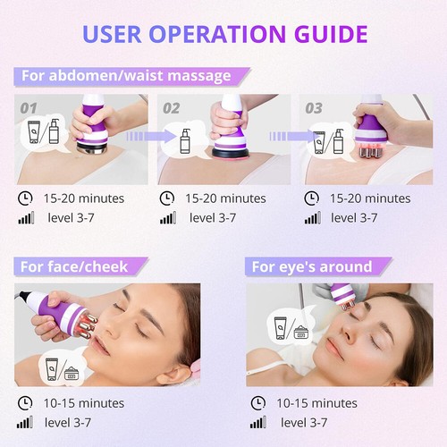 MYCHWAY 6 in 1 Unoisetion Cavitation RF Slimming Body Sculpting Beauty Machine - Picture 6 of 12