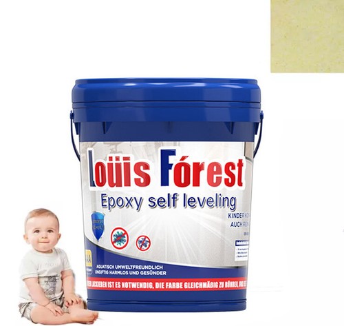 High-Gloss Marble Effect Epoxy Floor Coating,Louis-Forest Epoxy Floor Paint - Picture 12 of 22
