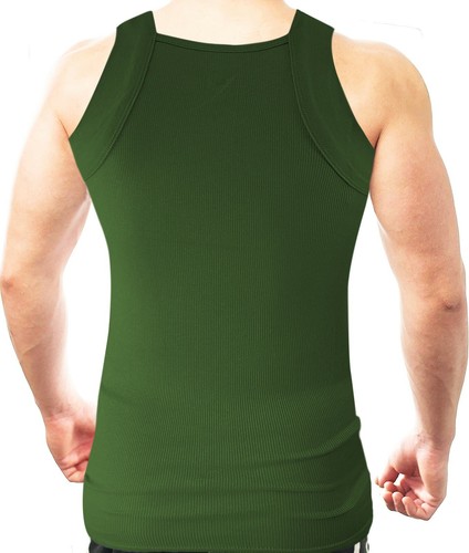 Different Touch Men's G-unit Style Tank Tops Square Cut Muscle A-Shirts - Picture 22 of 32