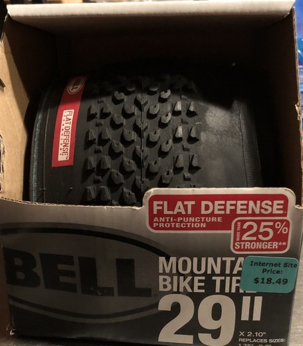 Bell 29" Mountain Bike Tire Flat Defense 29"x2.10"-2.25" 25% Stronger New - Picture 2 of 5