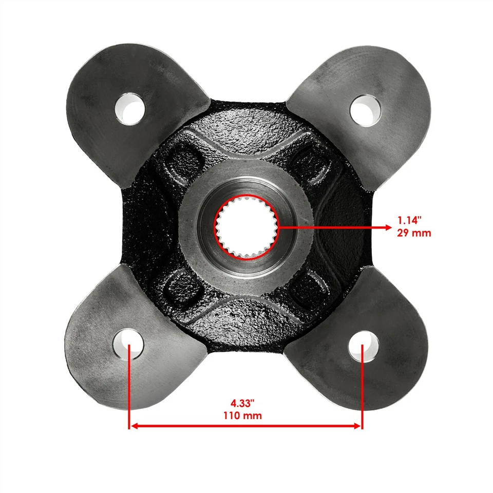 Front Rear Wheel Hub for Polaris RZR XP 1000 / RZR XP 4 1000 2018-23 w/ Bearing - Image 2 of 4